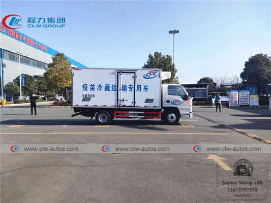 JMC 4x2 3T 5T Frozen Food Delivery Refrigerated Van Truck With Thermo King Refrigerator