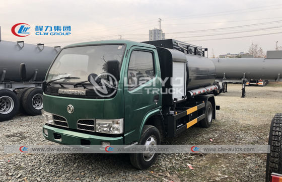 Mini Dongfeng 5cbm 1320Gallons 4X2 Refueling Truck With Carbon Steel Tank