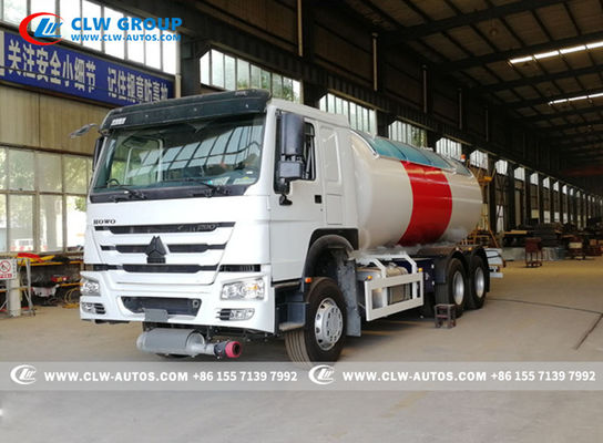 336HP HOWO 6X4 Gas Cylinder Tanker Filling Trucks LPG Bobtail Truck 24cbm 12tons