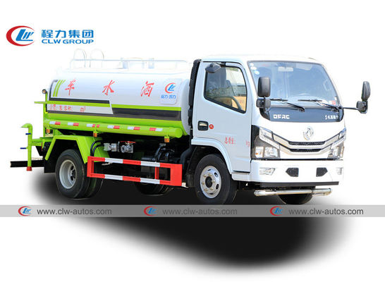 5m3 1500 Gallon Water Bowser Truck Dongfeng 4*2 Water Transportation